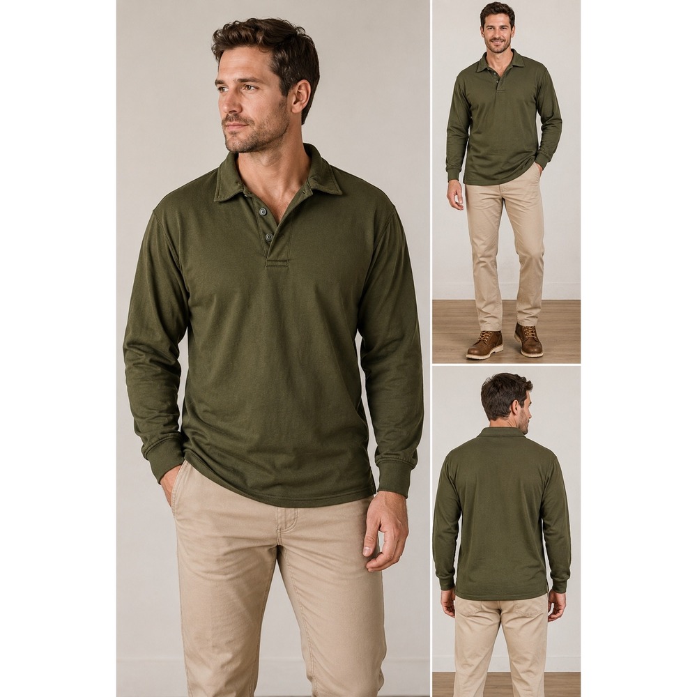 Vintage 1993 US Military Sleeping Shirt Heat Retentive Olive Drab Green Small